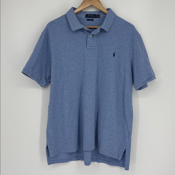 Polo Ralph Lauren Other - Polo Ralph Lauren Custom Fit Short Sleeve Polo Shirt Men’s Size XXL Light Blue
